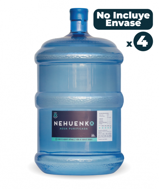 4 Recargas de 20 Litros