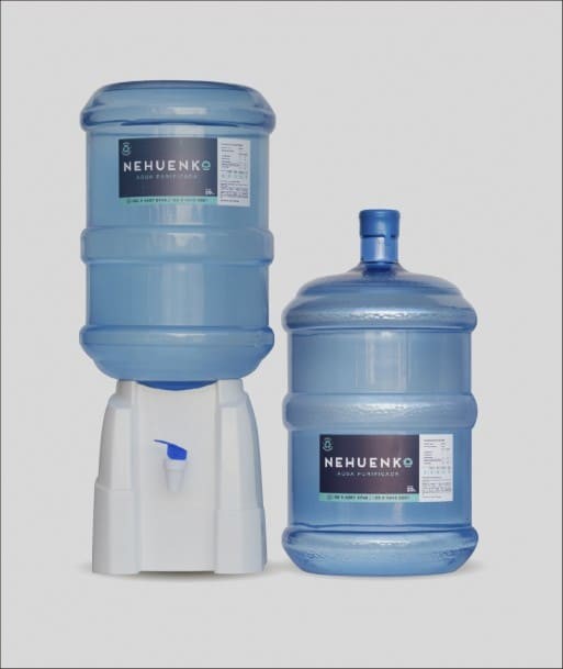 Pack Inicial: 2 Recargas 20 Litros con Botellón y Dispensador Blanco