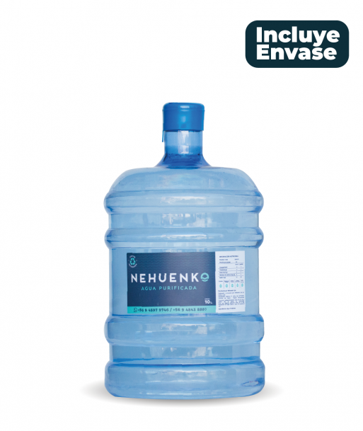 Recarga con Botellón de 10 Litros Agua Purificada