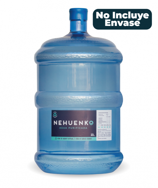 Recarga de 20 Litros Agua Purificada